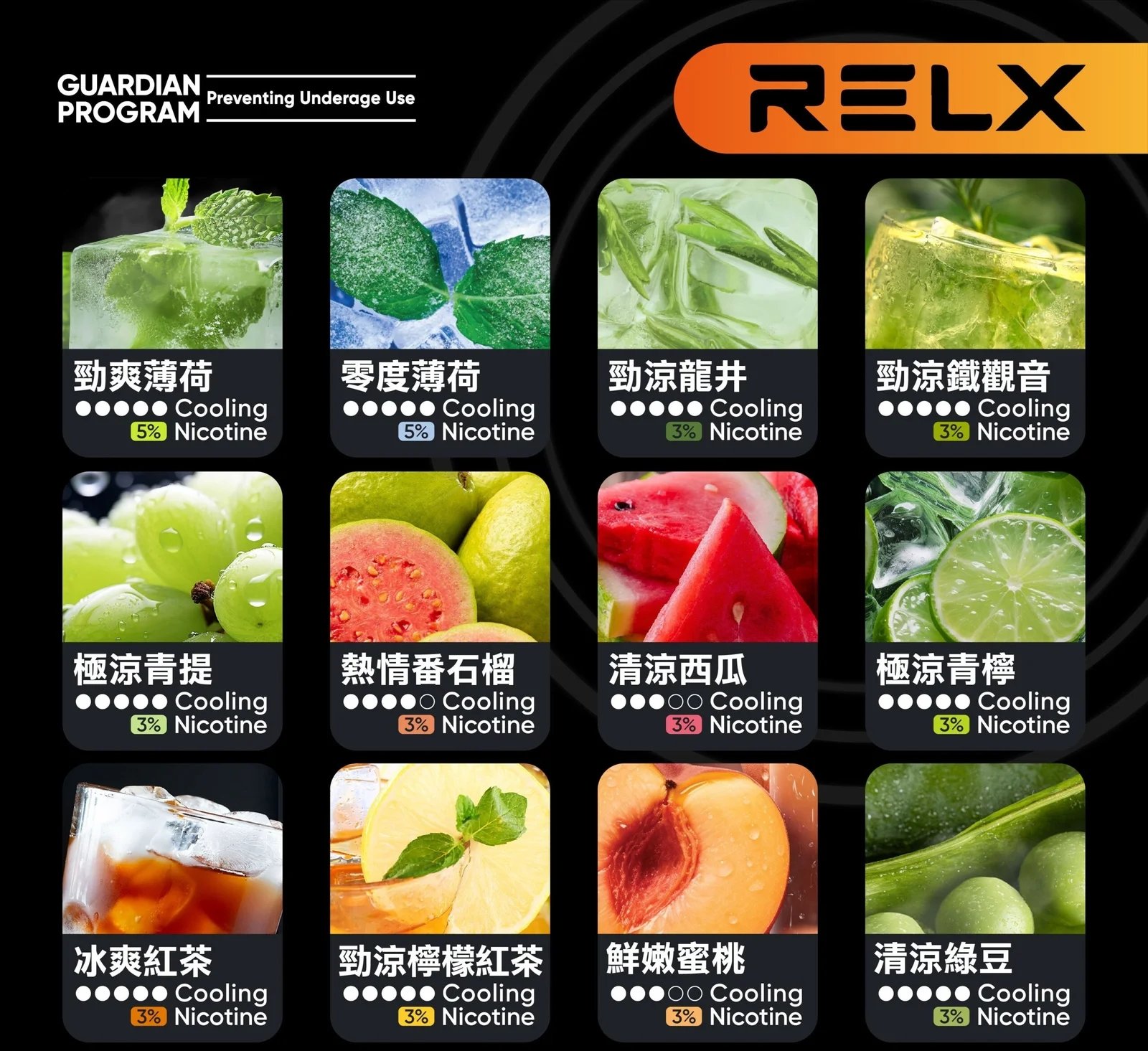RELX六代菸彈