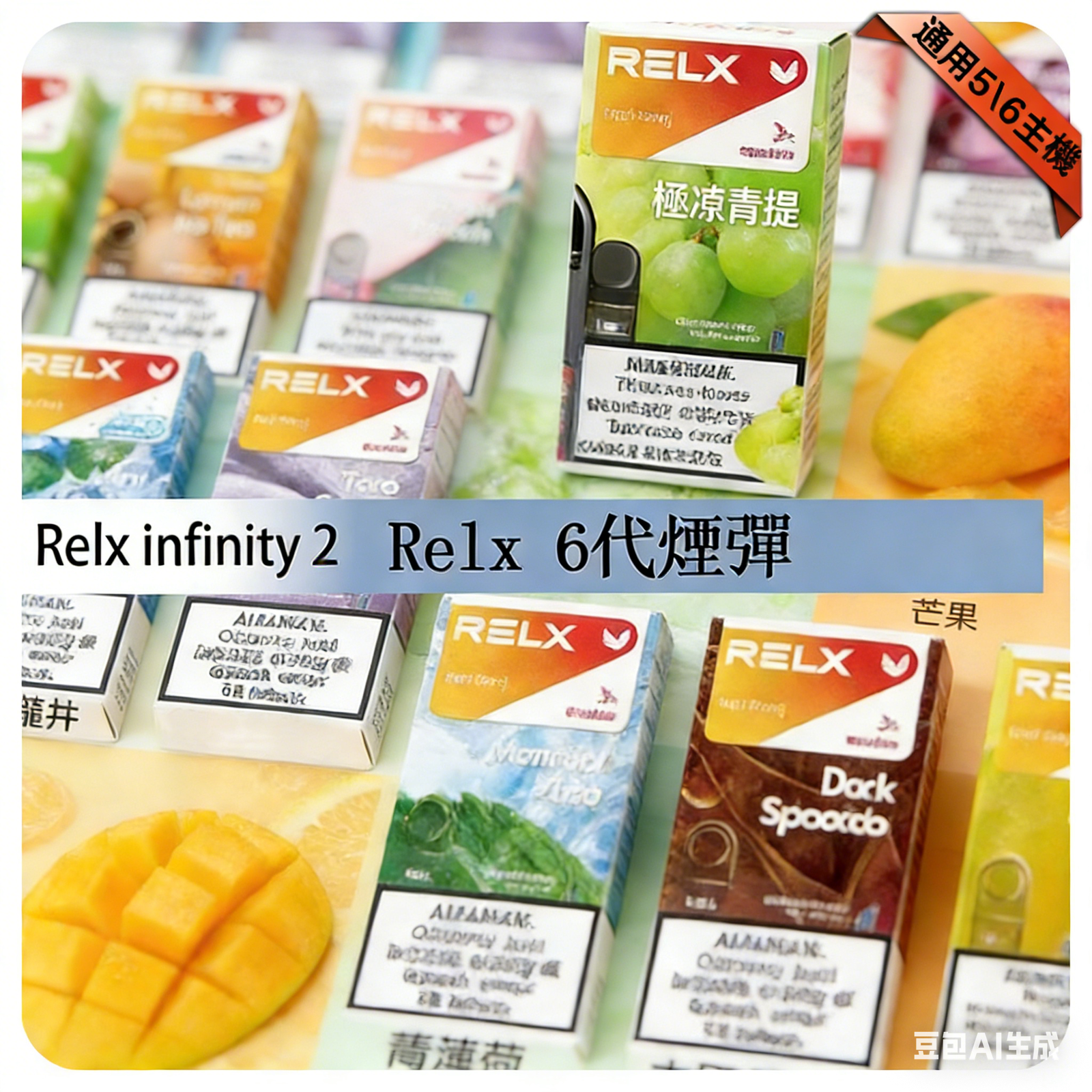 RELX六代煙彈口味推薦